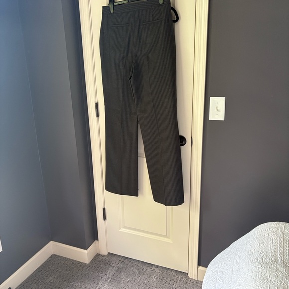 Brooks Brothers Charcoal Pinstripe Trousers - Picture 2 of 3